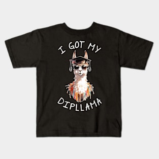 I Got My Dipllama Kids T-Shirt